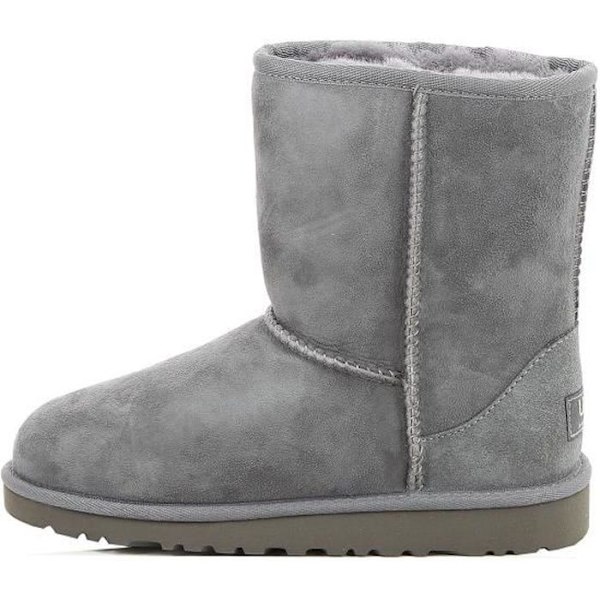 Botte - UGG - Klassisk - Läder - Grå - Hög Grå 33 1/2