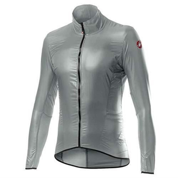 Vindjacka - Castelli - Aria Shell - Grå Silver - Herr - Storlek L Silvergrå jag