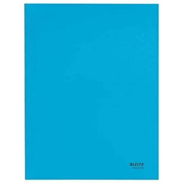 LEITZ PARTFIL 3 FLAPPAR A4 ÅTERVINNING 100% BLÅ 39060035