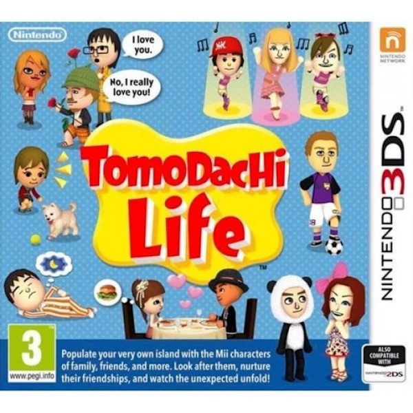 Videospel - Tomodachi liv - 3DS - Simulation - Standardutgåvan - I låda