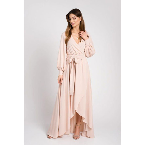 Swing mode klänning - Irmina - Storlek S - Damen Irmina Klänning Beige XS