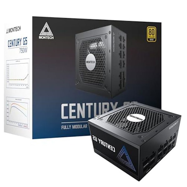 PC-chassi - MONTECH - Century G5 - 750W - Färg Svart - Modern Design