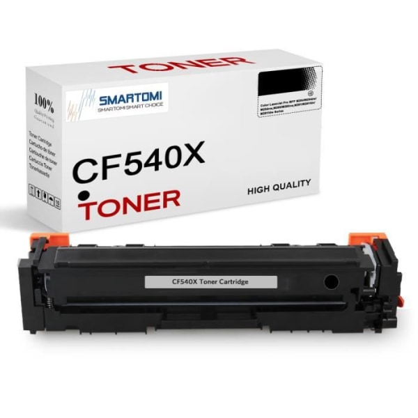 SMARTOMI CF540X 203X Toner kompatibel för HP Color LaserJet Pro MFP M281fdn M281fdw M280nw M281cdw, Pro M254dn M254dw M254nw