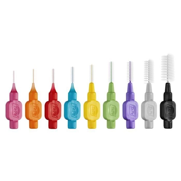 TePe Original Interdentalborstar - TEPE - Röd 0,5 mm ISO 2 - Paket om 8 Röd