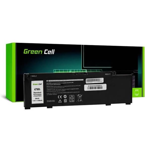 Green Cell Bärbar datorbatteri GC-DE155 11.4 V 4100 mAh Dell