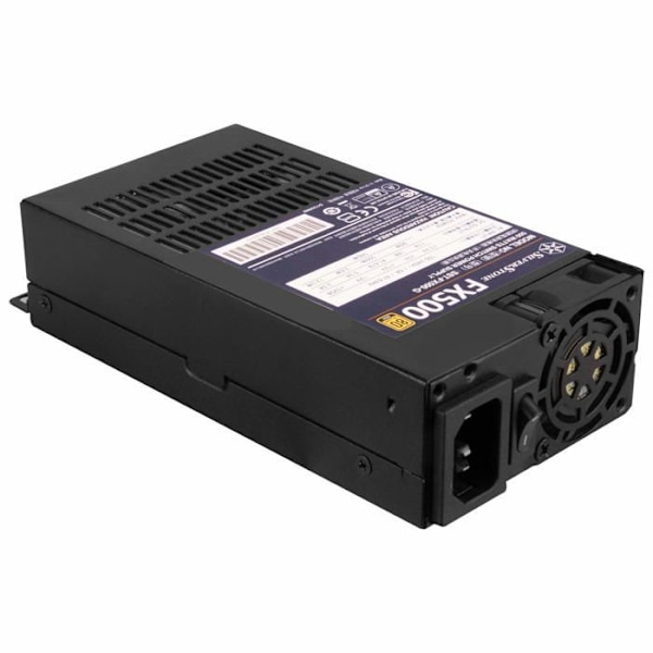 SilverStone Technology Silverstone FX500, 500W Flex-ATX 80 Plus Gold Strömförsörjning, - SST-FX500-G