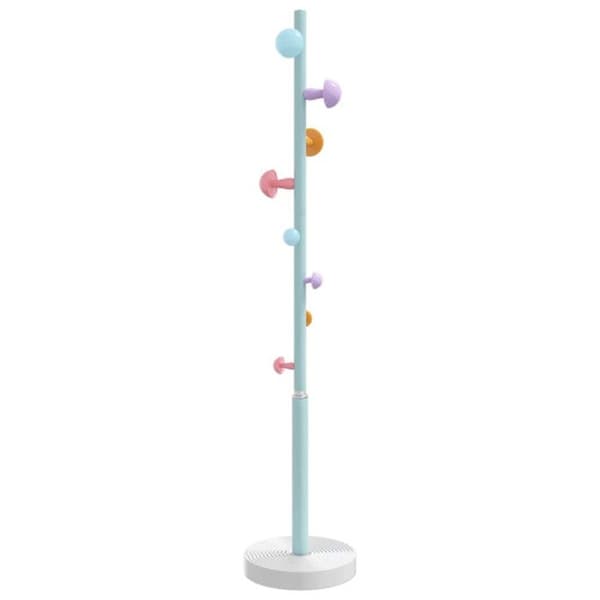 Blå klädhängare 172 cm pulverlackad järn