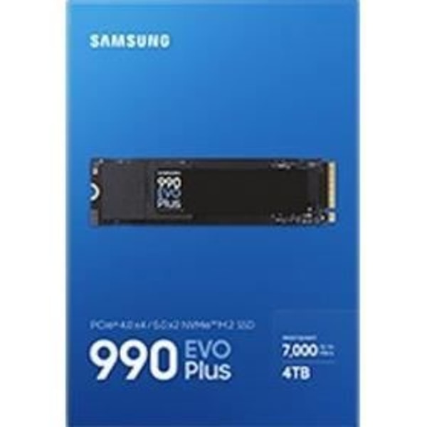 Intern SSD - SAMSUNG - 990 EVO Plus 4 TB - NVMe M.2 PCIe 4.0x4 - Läshastighet upp till 7 250 MB/s