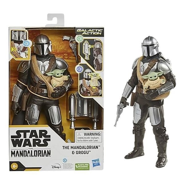 Star Wars The Mandalorian Galactic Action The Mandalorian & Grogu ENG Interactive Figure