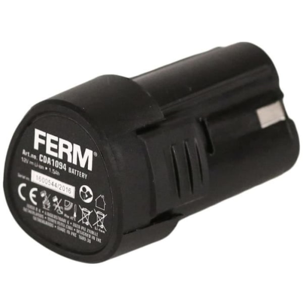 FERM CDA1094 12 V 1,5 Ah Li-ion batteri