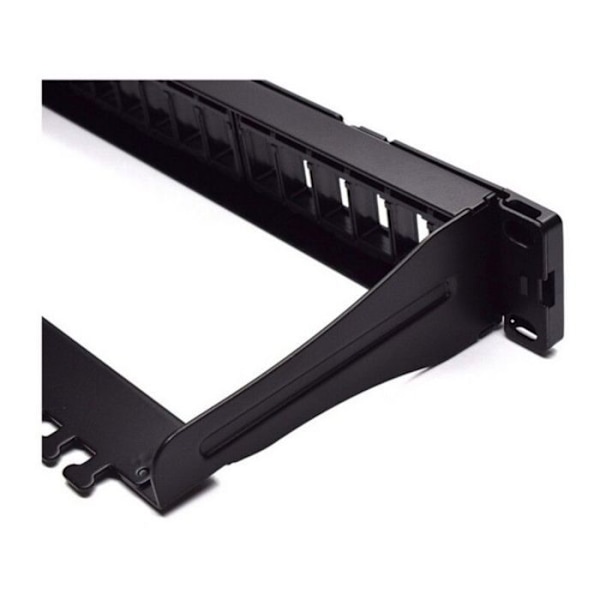 Patchpanel - WP - WPC-PAN-BUP24 - 24 portar - Kategori 5e/6/6e - Svart
