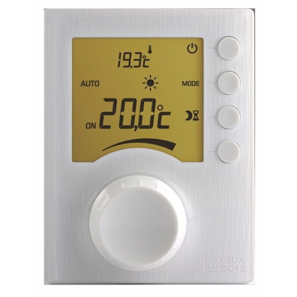 Trådbunden rums-termometer för icke-reversibel panna eller värmepump TYBOX - TYBOX 31 - 6053001 Vit