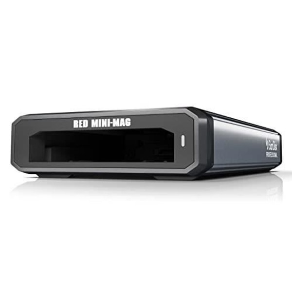 SANDISK Prof. PRO-READER RED Mini-Mag SANDISK Professional PRO-READER RED MINI-MAG Edition USB 3.2 Gen 2 högpresterande kortläsare