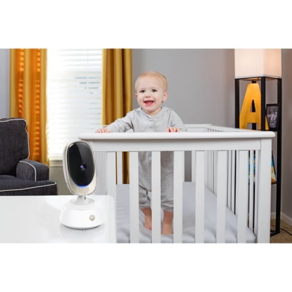 Motorola Comfort 85 Connect Video Baby Monitor med Zoom, Wi-Fi, 5,0" färgskärm, Night Vision, Walkie Talkie, Temperatur