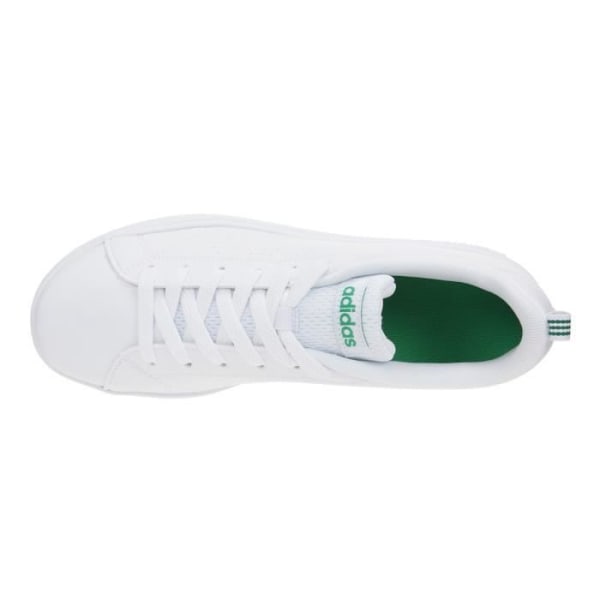 ADIDAS Vs Advantage Clean sneakers - Barn - Vitt och grönt - Smidigt läder - Snören - Gummisula vitt och grönt 32