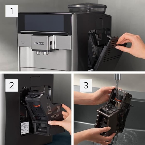 Espressokvarn - SIEMENS - EQ6 PLUS - Inox Silver Grå
