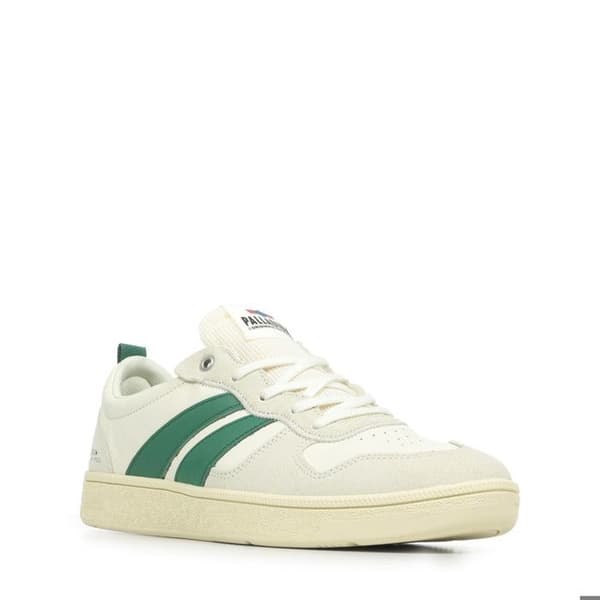 Baskets Palladium Pallacup Flame Lth kräm/grön lövverk-m 44