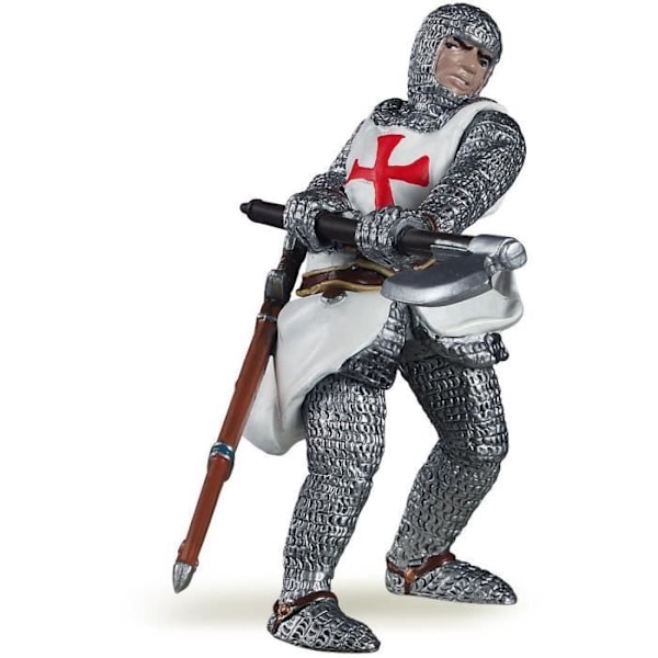 PAPO Templar Figurine - Den medeltida världen - För barn - 3 år och uppåt