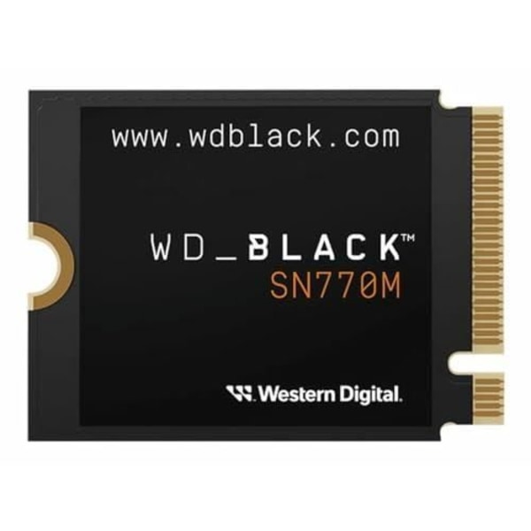 SSD - WESTERN DIGITAL - SVART SN770M 500GB - M.2 - PCIe 4.0 x4 (NVMe) - 3D TLC