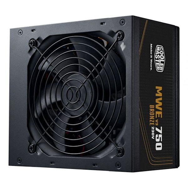 Cooler master intern strömförsörjning - MPE-7501-ACABW-3BEU - MWE Bronze V3 230 V 750 W strömförsörjning ()