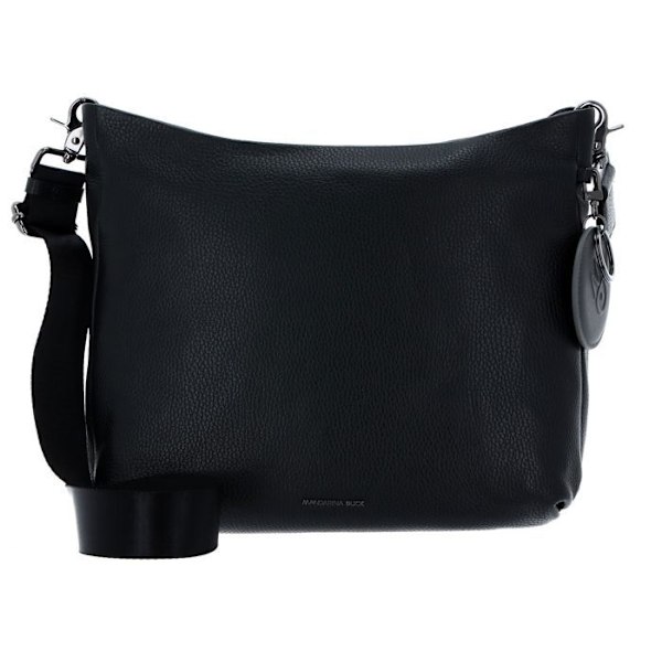 Axelväska - MANDARINA DUCK - Mellow Leather Crossover - 100% läder - Svart - 34x26x5 cm svart