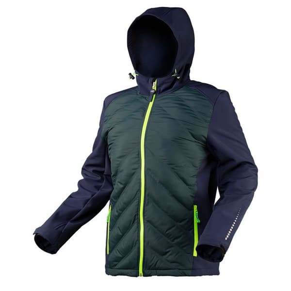 Premium isolerande softshell-jacka, storlek L Svart jag