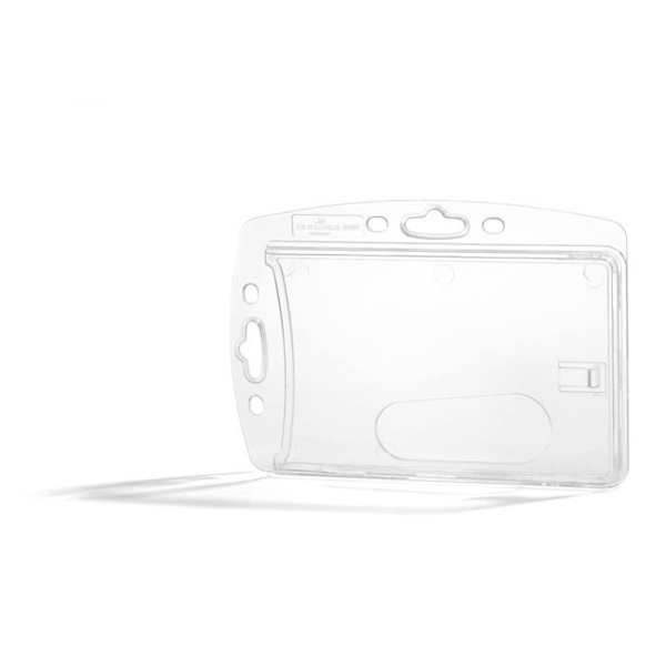Hållbar - 895519 - Transparent styv märkeshållare för 1 säkerhetskort - Inre mått: 54 x 85 mm - 1 enhet