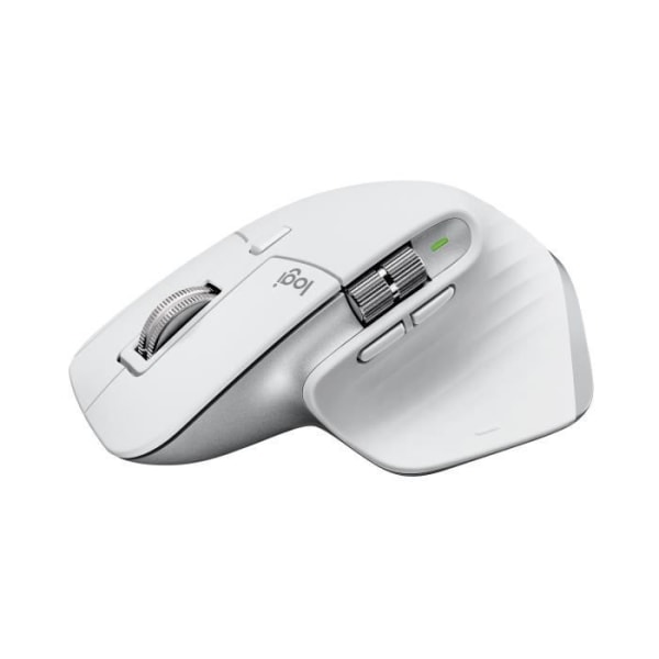 Logitech - Ergonomisk trådlös mus - MX Master 3S för Mac - Blekgrå