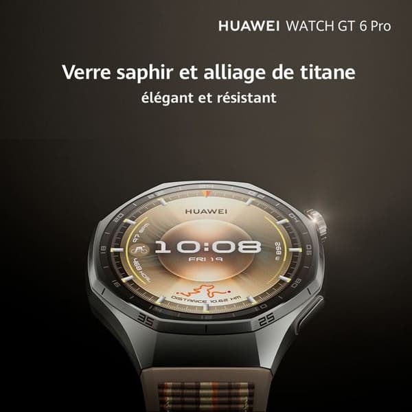 Smartwatch Huawei Watch GT6 Pro 46mm Brun tyg brun