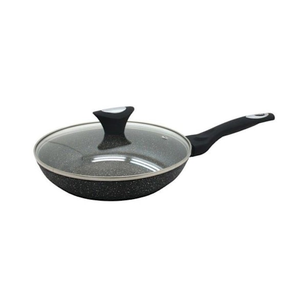 Klausberg granitpanna 26 cm med lock 8297 Svart