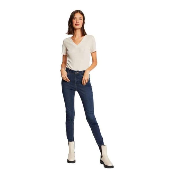 V-ringad t-shirt beige M