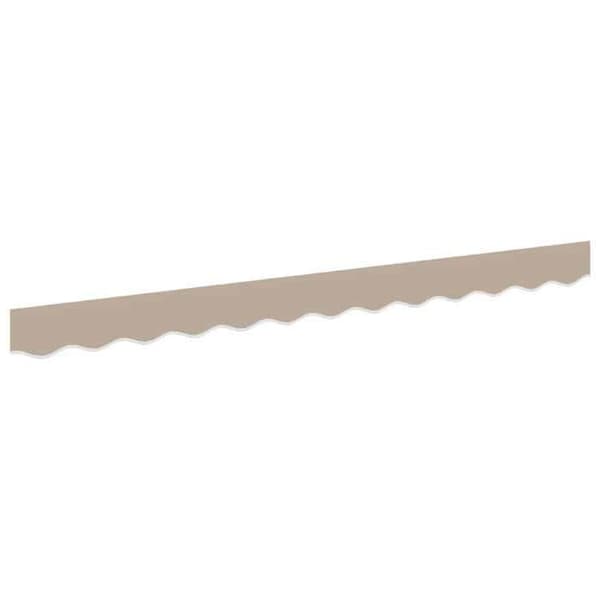 vidaXL Ersättning av valance Beige 330 x 20 cm Polyester 42000759