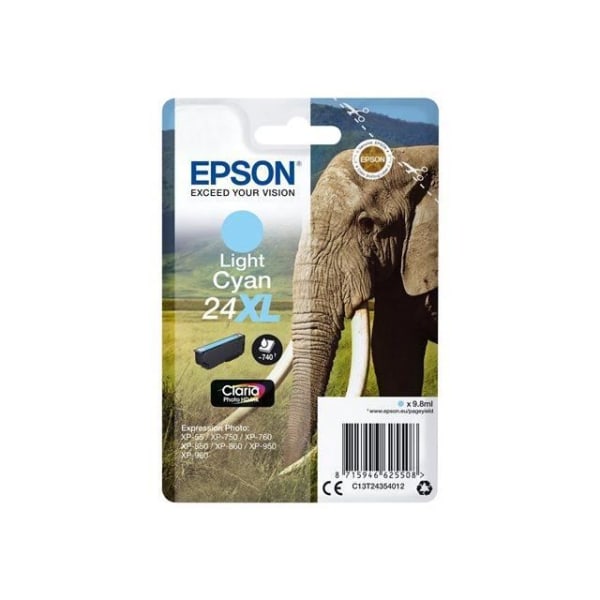 EPSON T2435 XL Light Cyan - Elephant Ink Cartridge (C13T24354012)