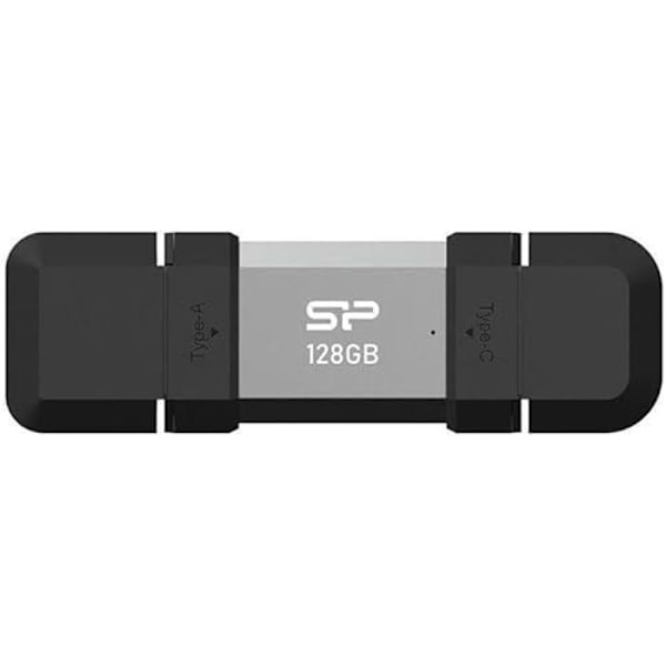 USB-minne - SP SILICON POWER - C51 - 128 Go - USB 3.2 - Type-C - Svart