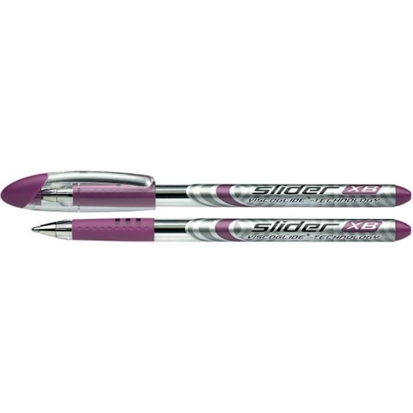 Stylo-boll - SCHNEIDER - Slider XB - Lila - ViscoGlide® bläck - Spets Direct2Point lila