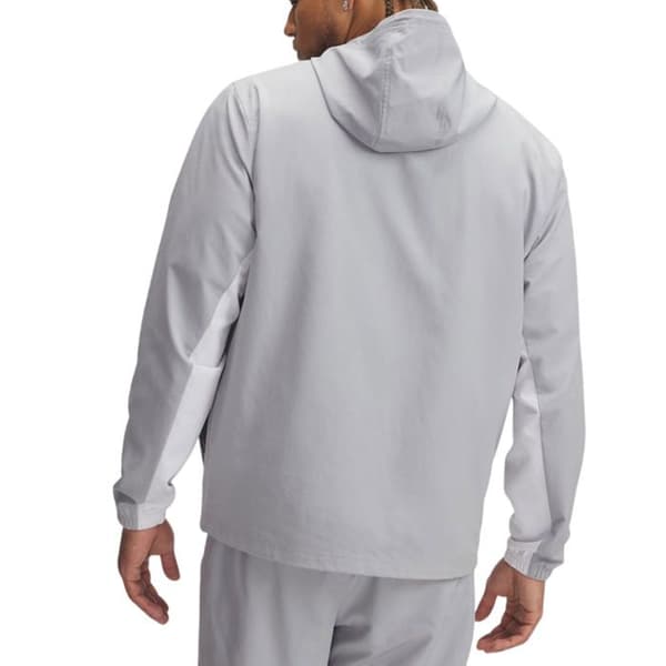 Under Armour RIVAL WOVEN WINDBREAKER Herrjacka grått och vitt XXL