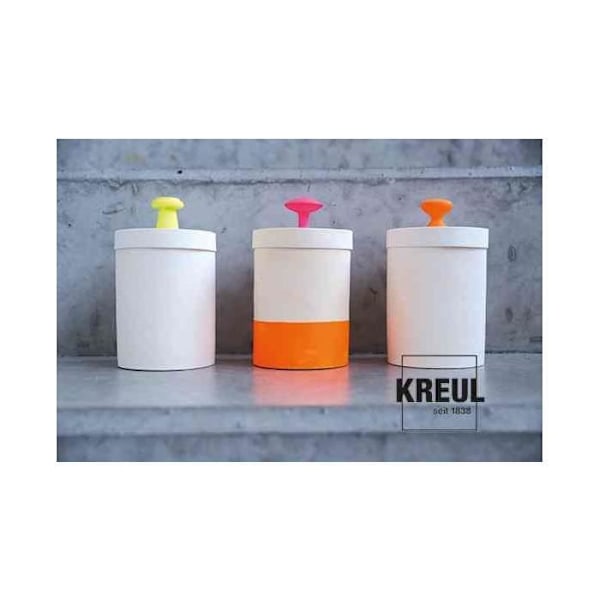 Flaska 50 ml Gul fluorescerande akrylfärg