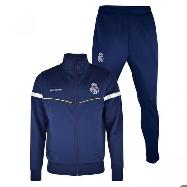 Set med träningsoverall Real Madrid junior N29 6 år marinblå - 100% polyester marinblå 6 år