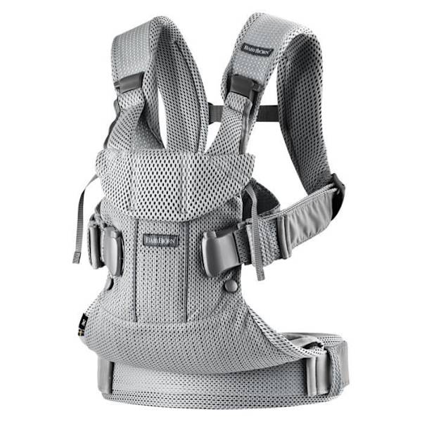 BABYBJÖRN One Air fysiologisk bärsele - Silver - Mjukt och lätt 3D-nät Pengar