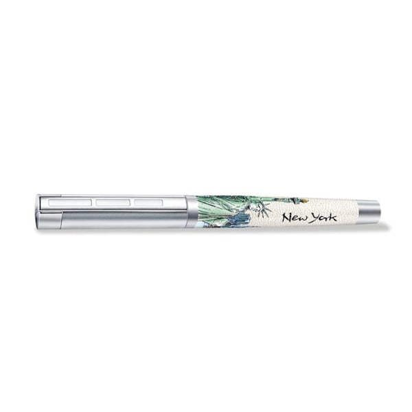 Staedtler premium - 9PU125M - Staedtler Initium - Corium Urbes - Reservoarpenna i läder - New York - Spets: M