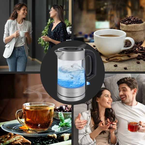 Profi Cook PC-WKS 1228 G sladdlös vattenkokare i rostfritt stål