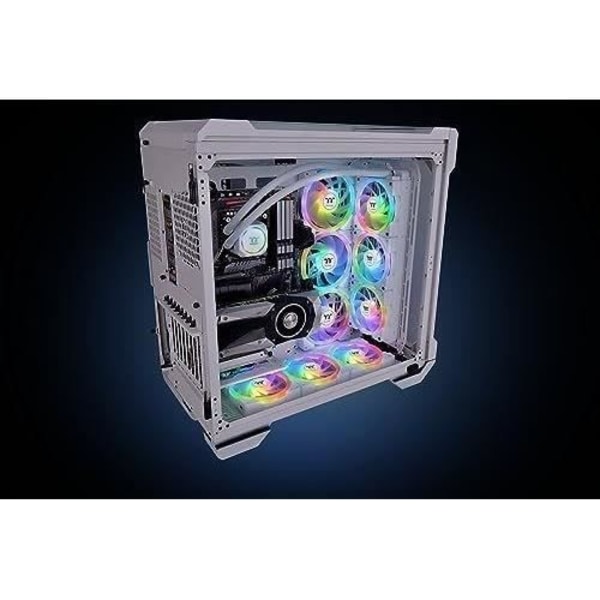 Fläkt för PC-fodral - THERMALTAKE - SWAFAN EX12 ARGB Sync - Vit - 3x120mm A-RGB - 56.26-57.11CFM