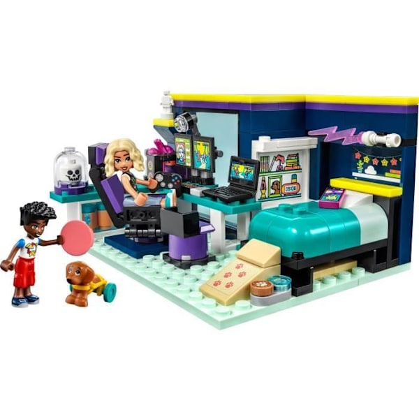 LEGO® Friends 41755 Novas sovrum, leksak med speltema, med minidocka Vit