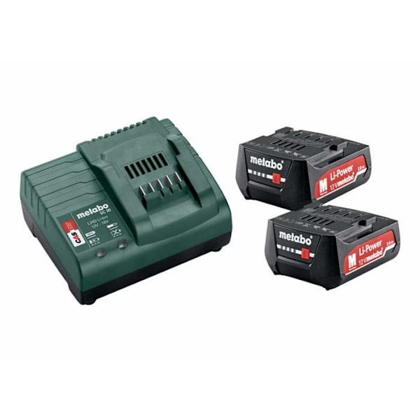 Metabo grundsats 12V Li-ion 2x2,0 Ah - 685300000