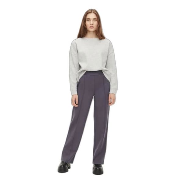 Pieces Chilli sweatshirt för kvinnor - ljusgrå melange - M Ljusgrå melerad M