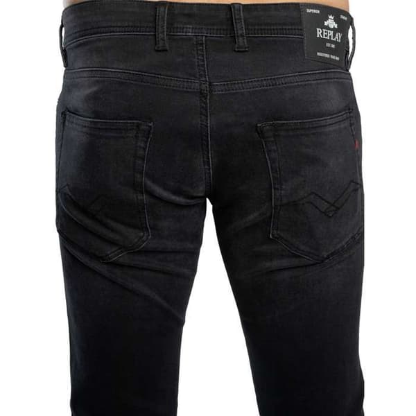 Jean Coupe Droite Grover - Återspel Svart 33/32