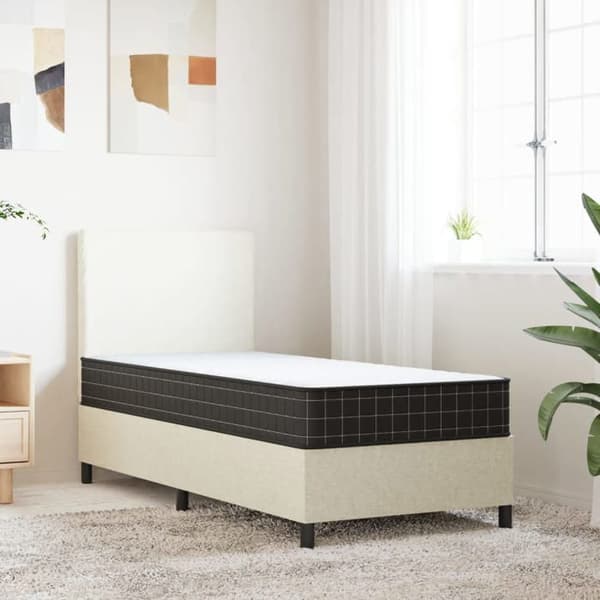 vidaXL Bonnell resårmadrass Medium 90x200 cm 372929