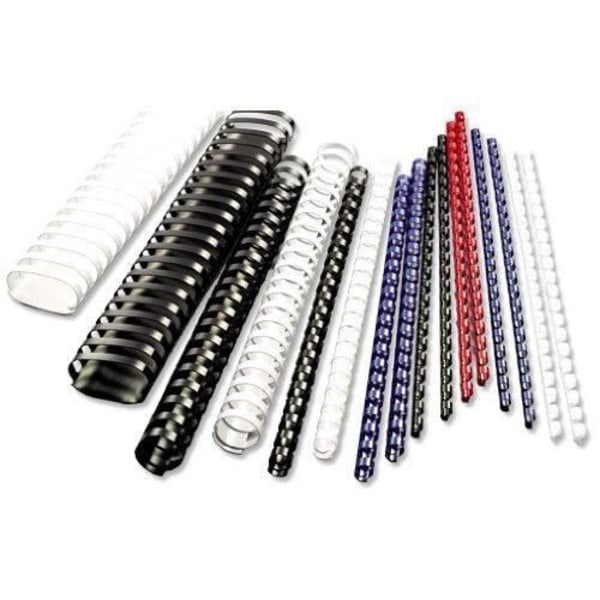GBC CombBind Paket med 100 Bindningskammar 10 mm Röd