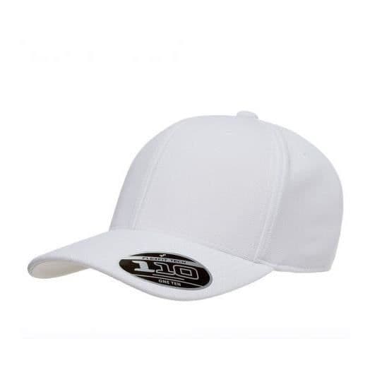 Krökt Kevlar - Flexfit - Cool & Dry - Vit - One Size - Sommar Vit