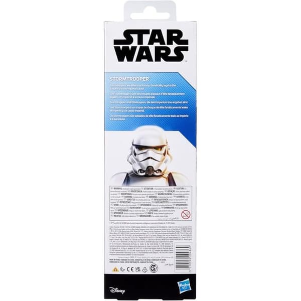 Figur - STAR WARS - Stormtrooper - 30 cm - Inkluderar blaster - 5 rörliga delar